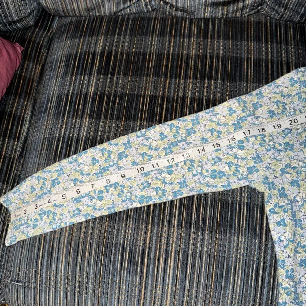 vintage l.l. bean floral long sleeve - Picture 6 of 7